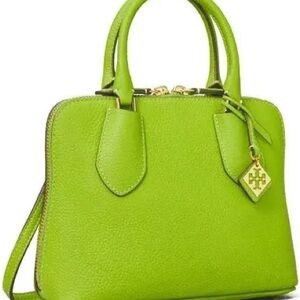 Tory Burch Vibrant Green Satchel